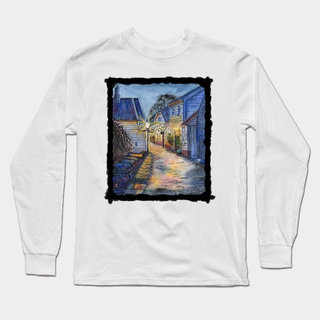 evening town Long Sleeve T-Shirt by Pavlushkaaa